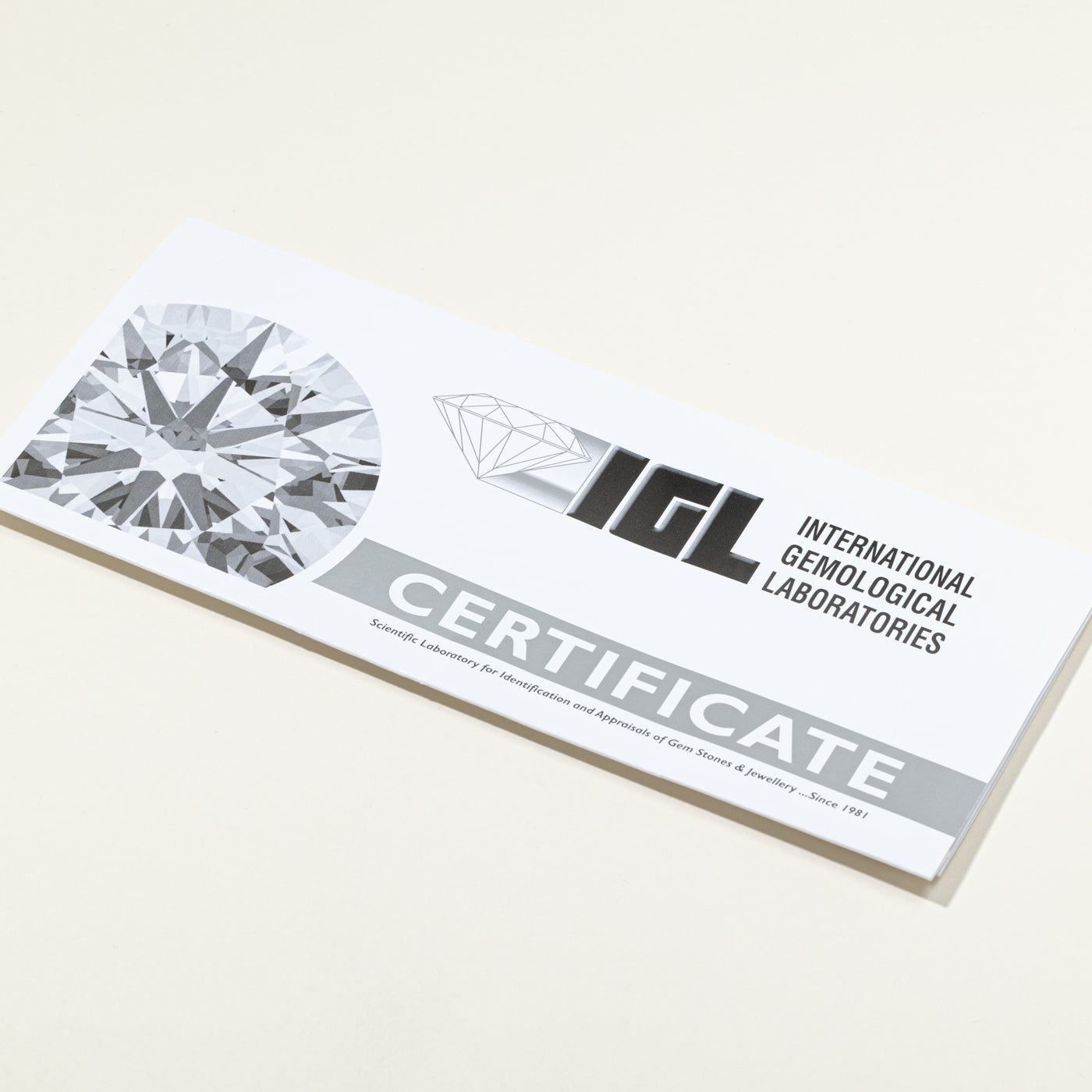 IGL Round Brilliant Cut Diamond Accented Ring | 0.75ct SI1 H, 0.50ctw | SZ 5.5