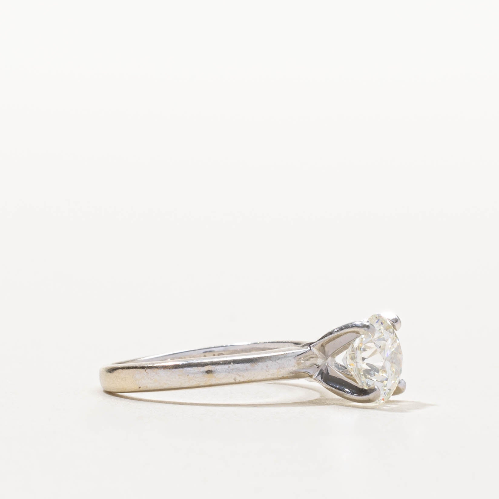 GIA Solitaire Diamond Engagement Ring | 1.27ct | SZ 4.25