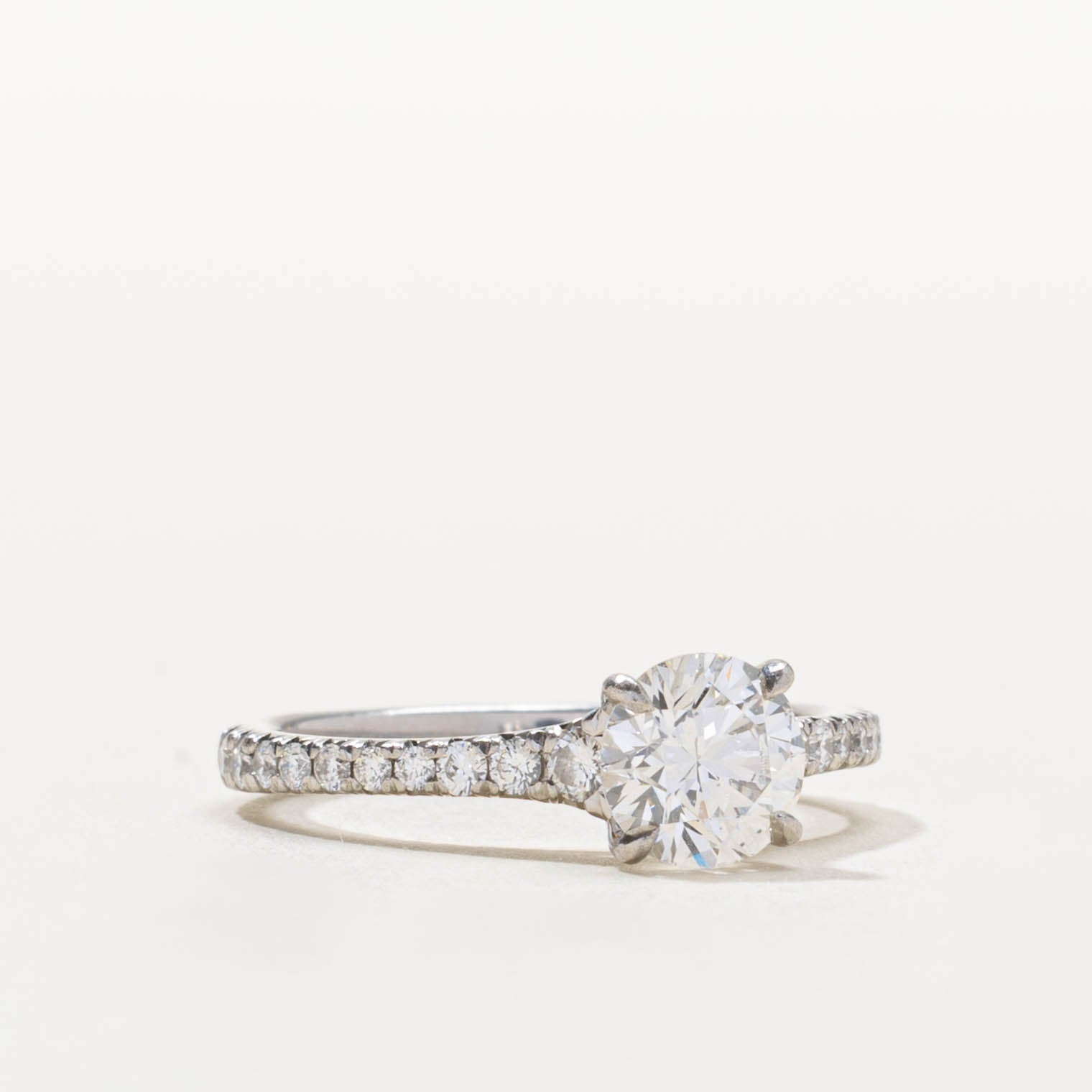 950 Platinum Diamond with Accents Ring | 1.35ctw | SZ 5.75