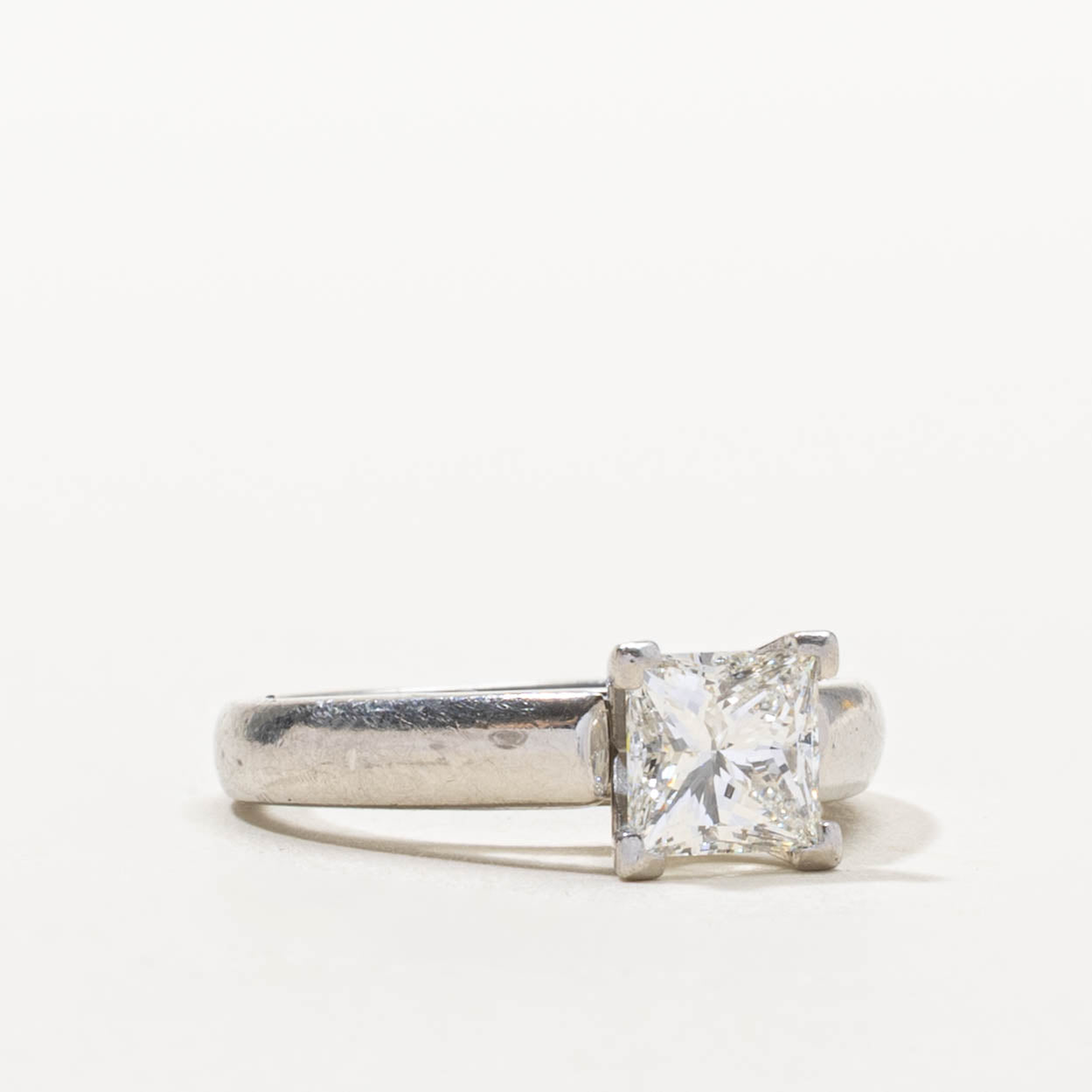 950 Platinum Princess Cut Diamond Ring | 1.04ct VS1 G | SZ 4.25