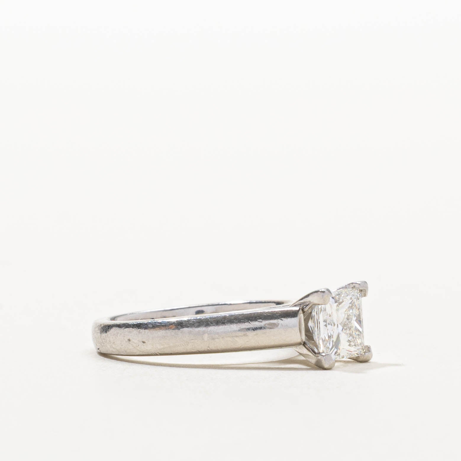 950 Platinum Princess Cut Diamond Ring | 1.04ct VS1 G | SZ 4.25