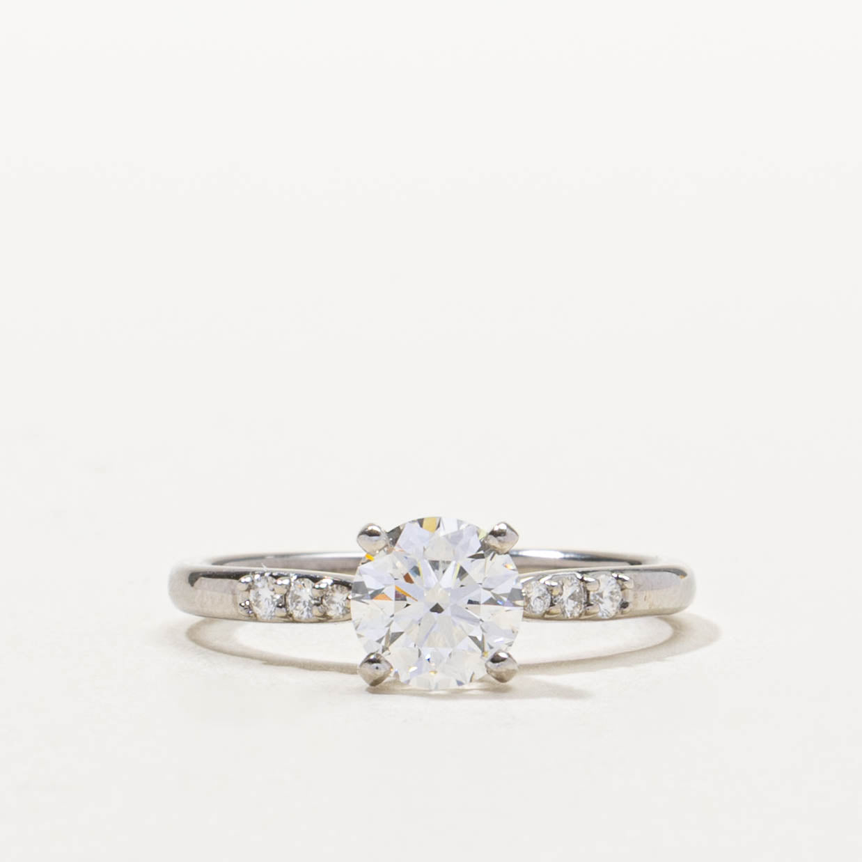 GIA Prong Set Diamond Engagement Ring | 0.98ctw | SZ 6
