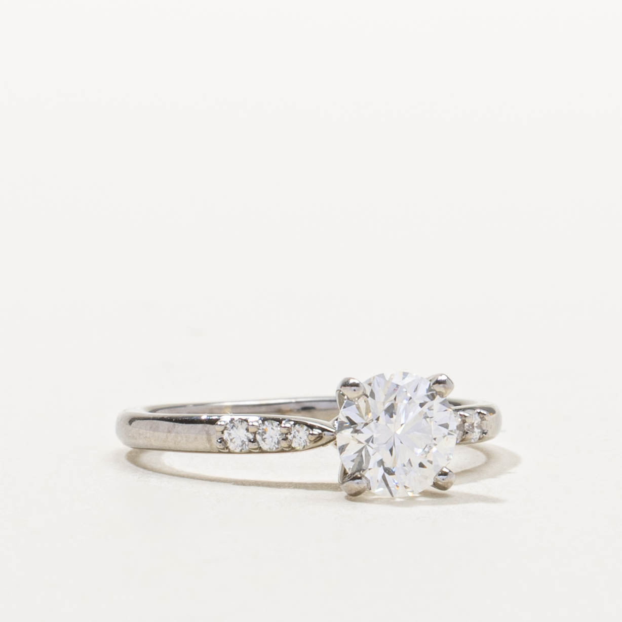 GIA Prong Set Diamond Engagement Ring | 0.98ctw | SZ 6