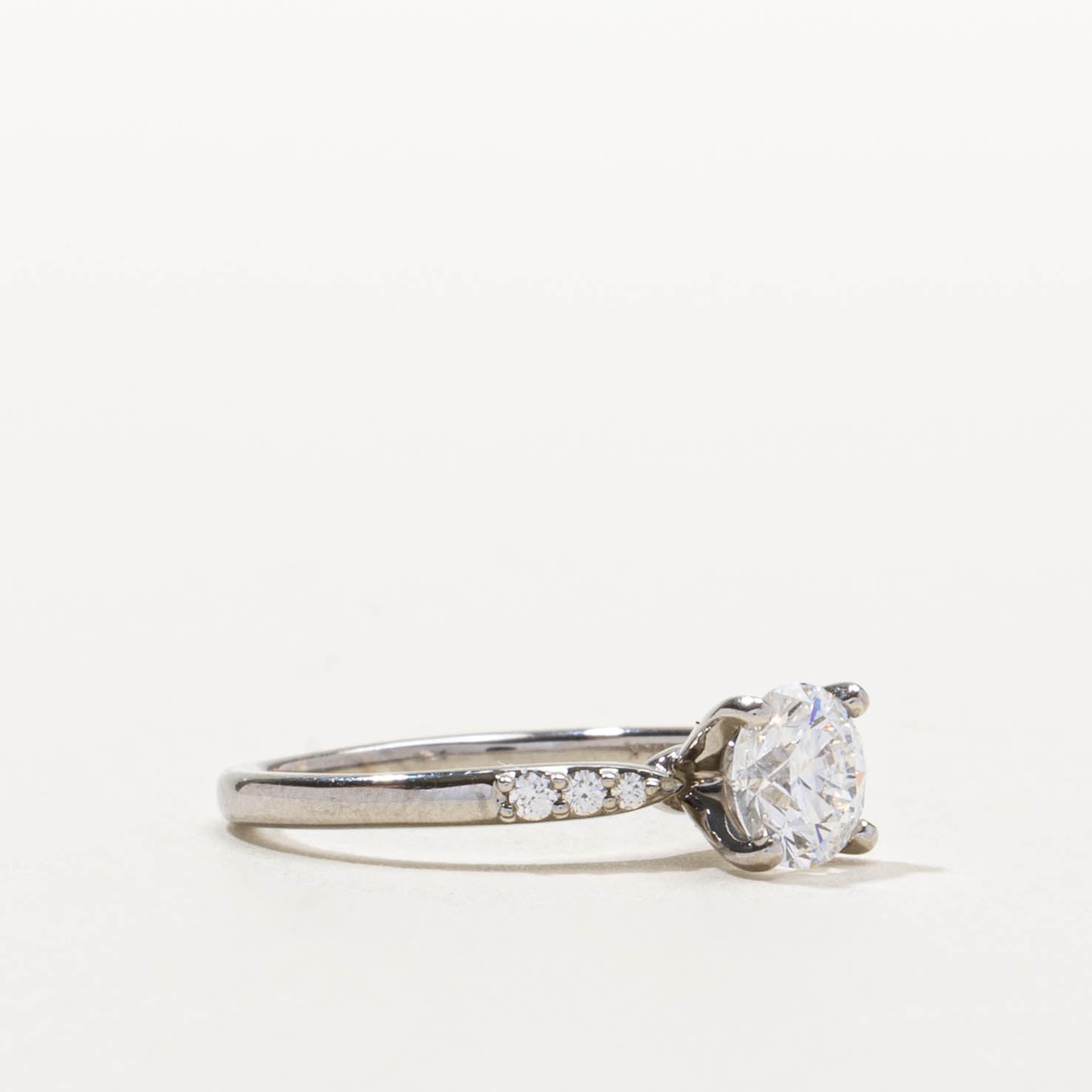 GIA Prong Set Diamond Engagement Ring | 0.98ctw | SZ 6