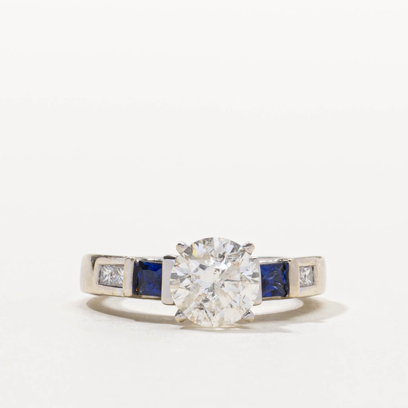 14k Diamond & Sapphire Accent Ring | 1.86ctw | SZ 6
