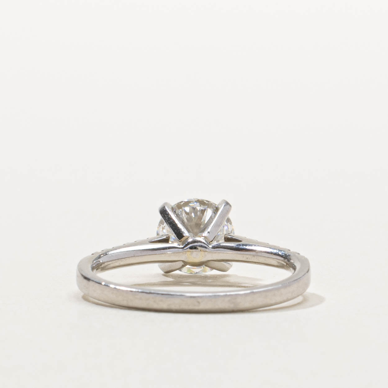 ‘Blue Nile’ GIA Diamond with Accents Ring | 1.31ctw | SZ 5