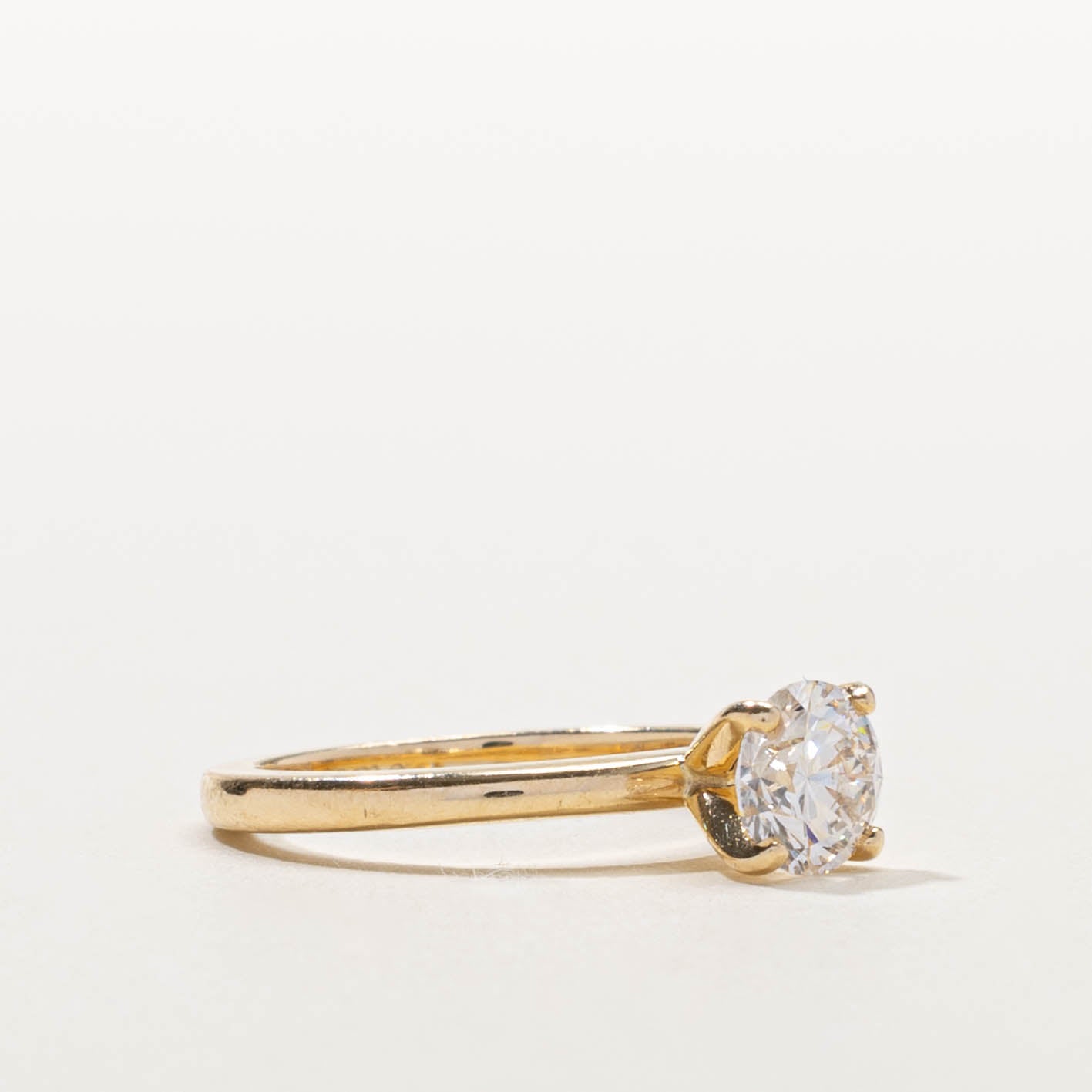 GIA Solitaire Diamond Engagement Ring | 0.75ct VVS1 I | SZ 3.75