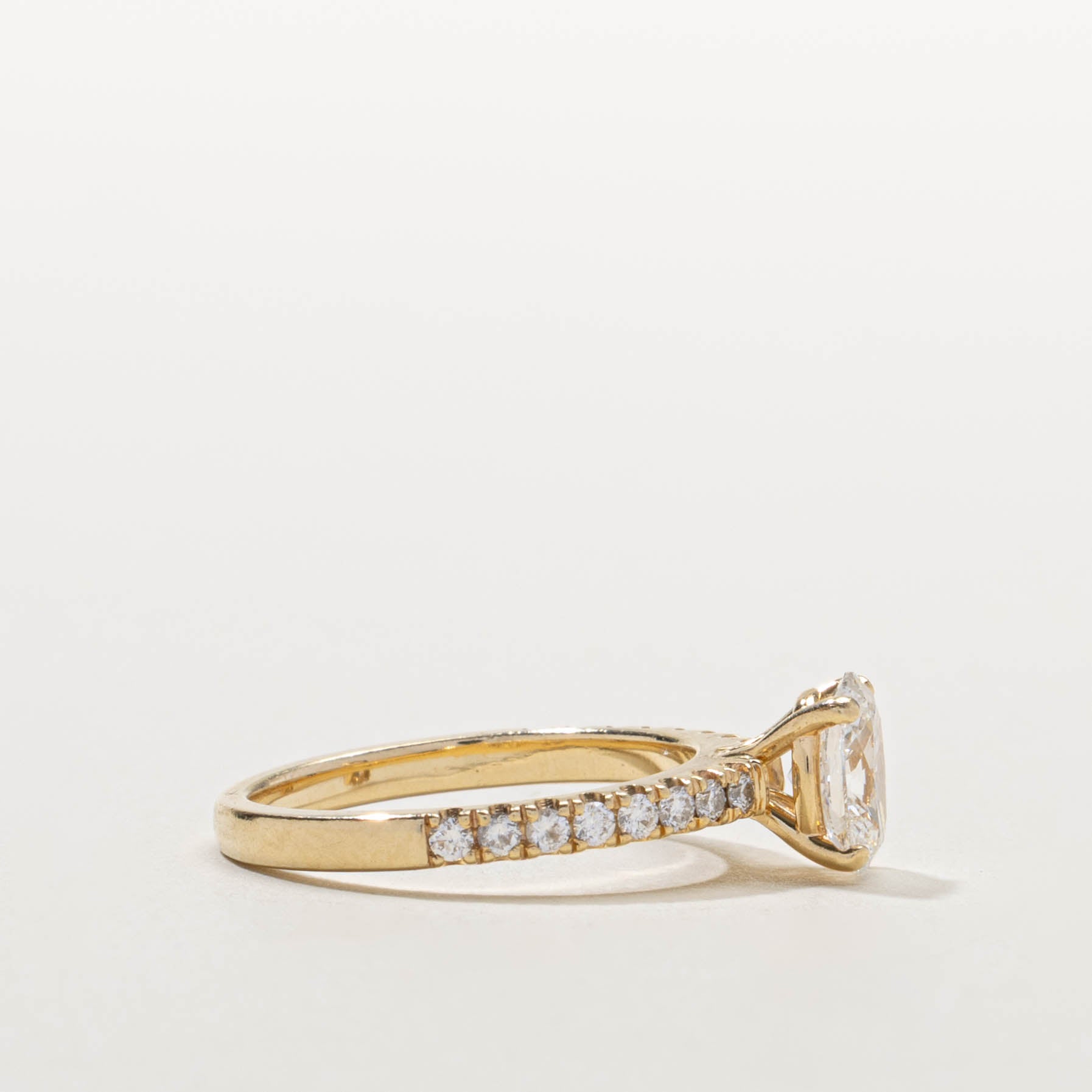 GIA Oval Cut Diamond Engagement Ring | 1.14ctw | SZ 5.75