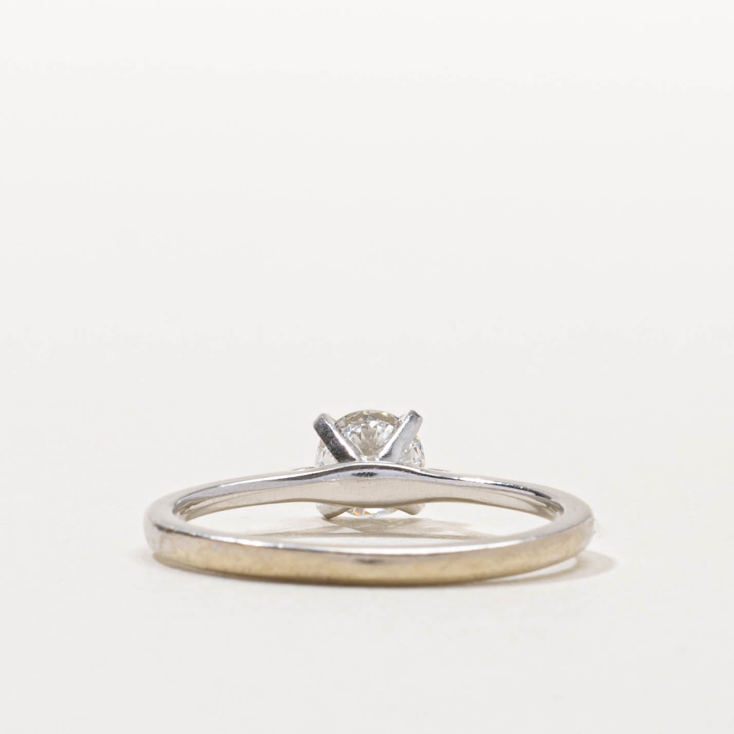 GIA Solitaire Diamond Engagement Ring | 0.53ct VS1, F | SZ 7.25