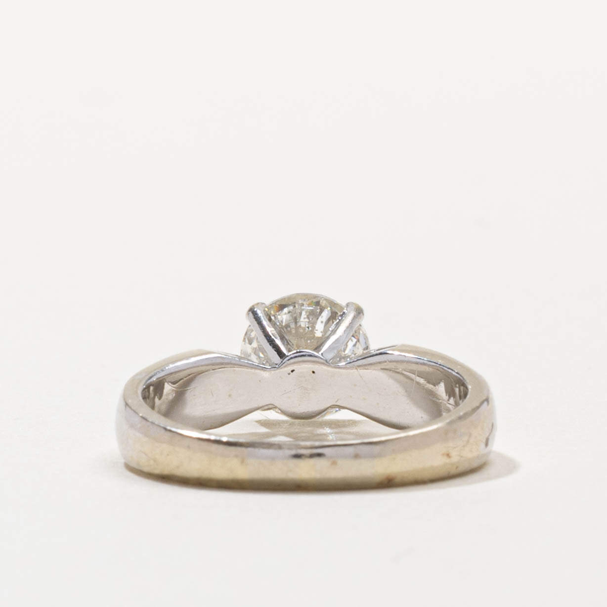 14k Solitaire Diamond Tapered Ring | 1.30ct I1/I2 I | SZ 5