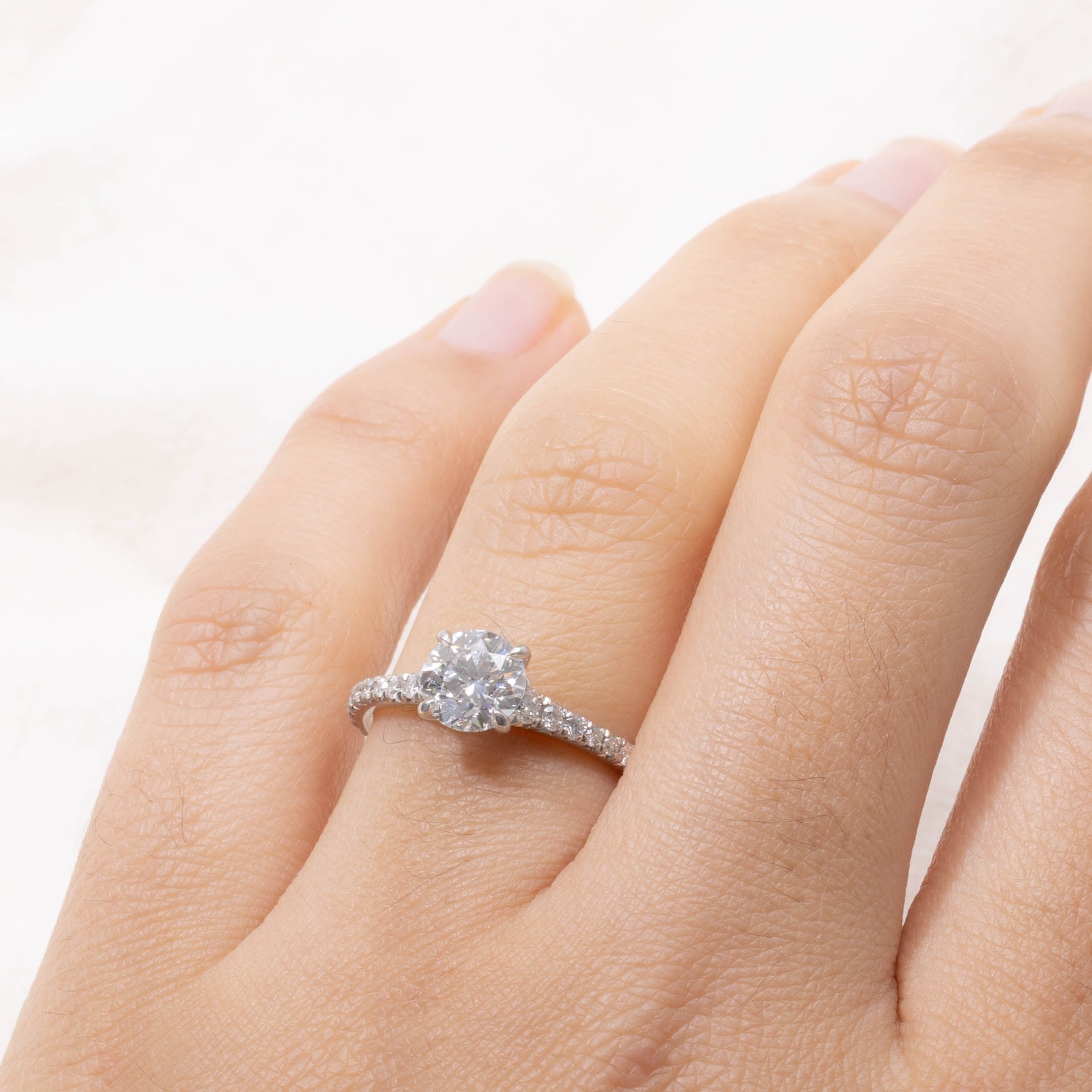 950 Platinum Diamond with Accents Ring | 1.35ctw | SZ 5.75