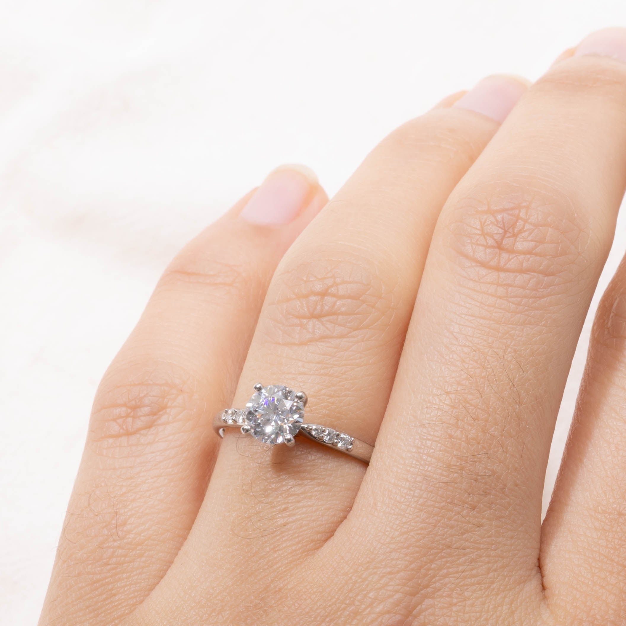 GIA Prong Set Diamond Engagement Ring | 0.98ctw | SZ 6