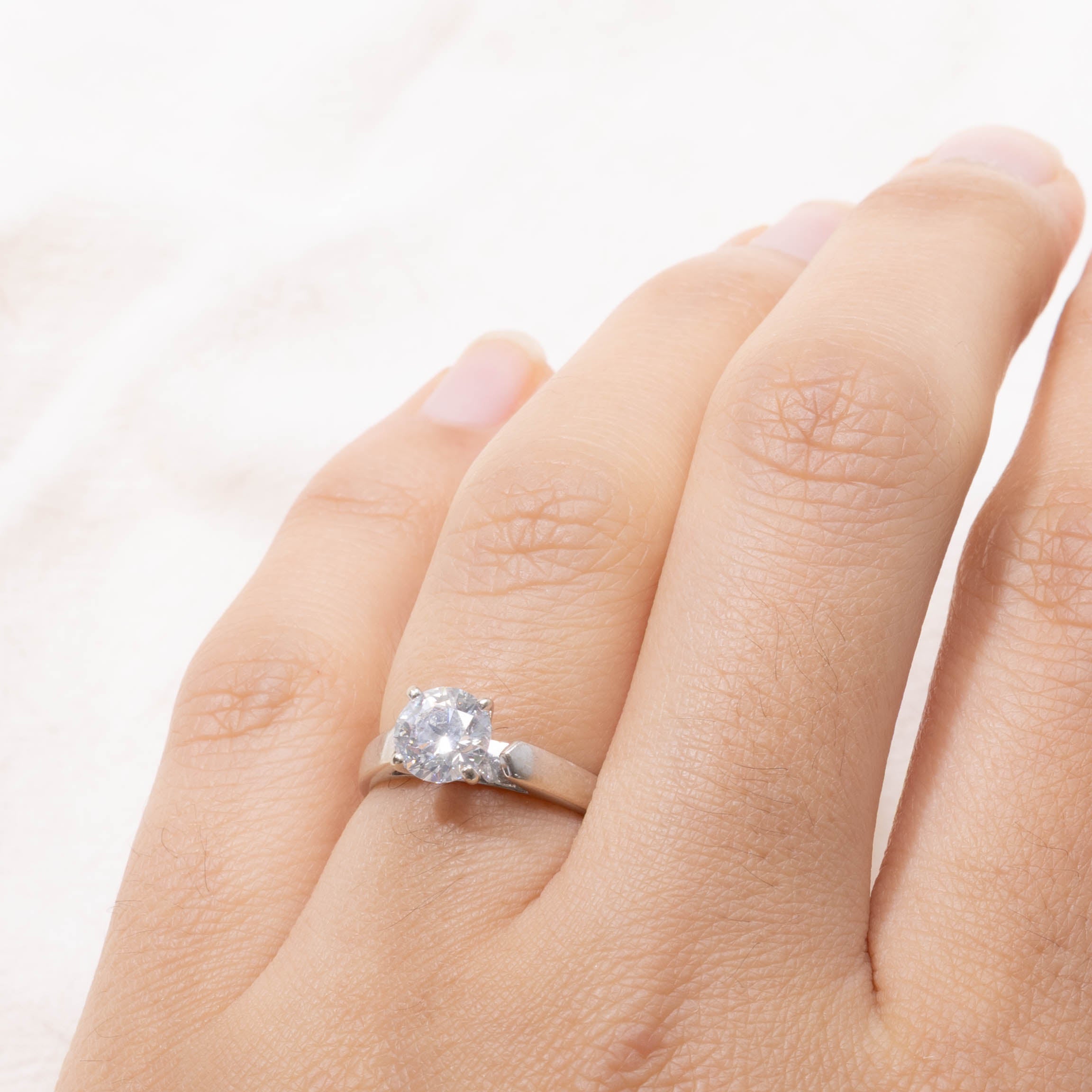 14k Solitaire Diamond Ring | 1.02ct | SZ 4.25