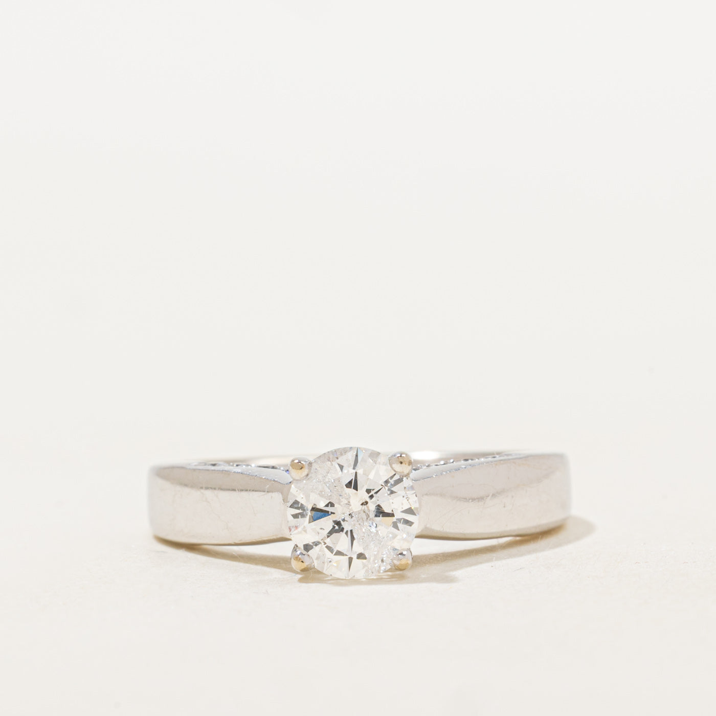 Solitaire Diamond Engagement Ring | 1.14ctw I2 E/F | SZ 7
