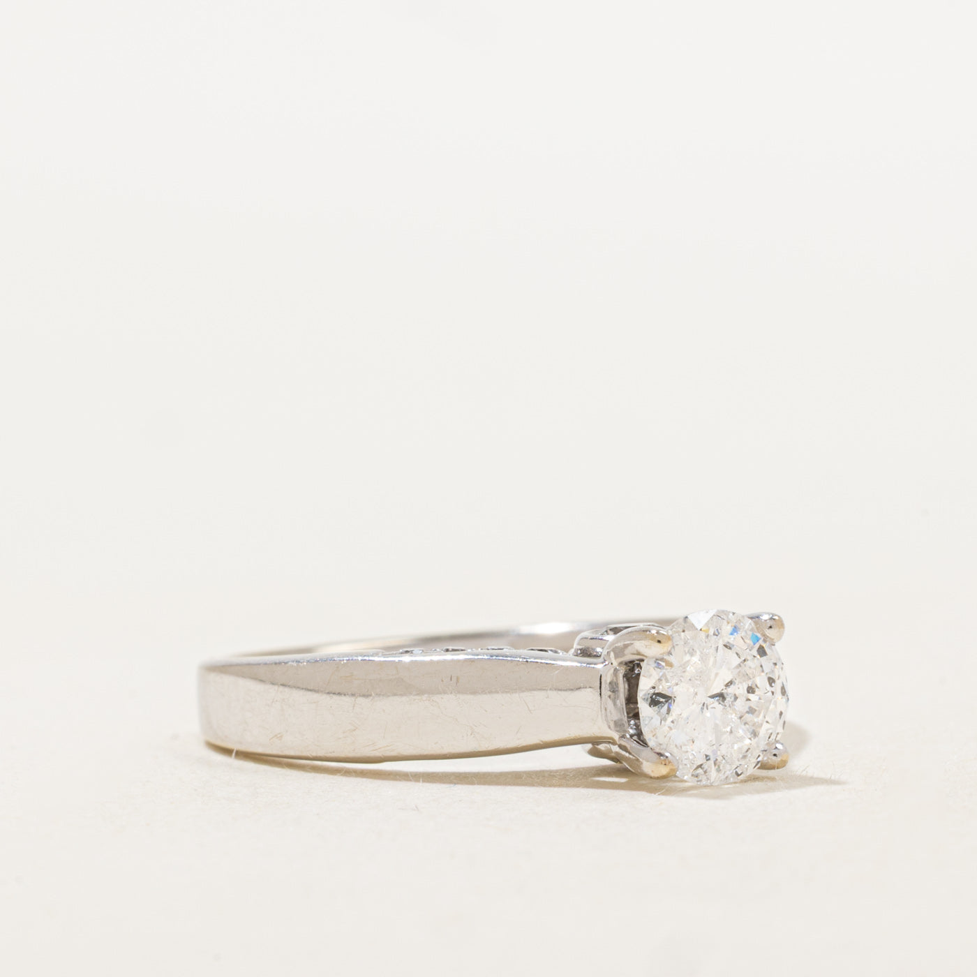 Solitaire Diamond Engagement Ring | 1.14ctw I2 E/F | SZ 7
