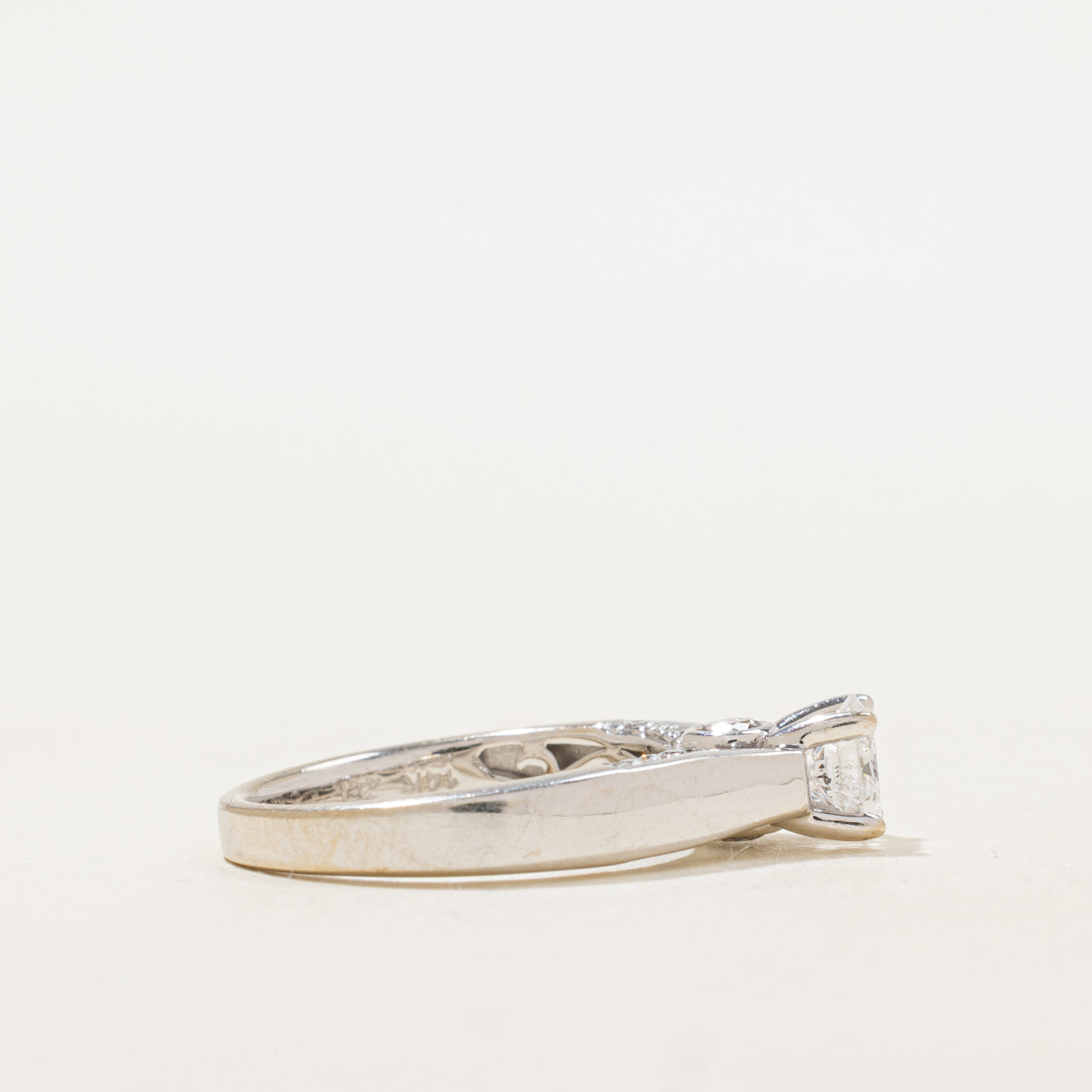 Solitaire Diamond Engagement Ring | 1.14ctw I2 E/F | SZ 7
