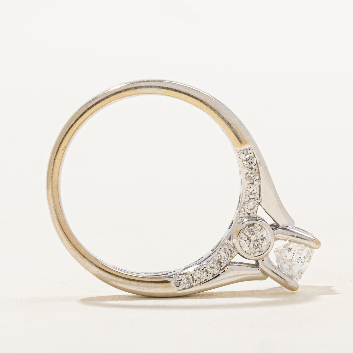 Solitaire Diamond Engagement Ring | 1.14ctw I2 E/F | SZ 7