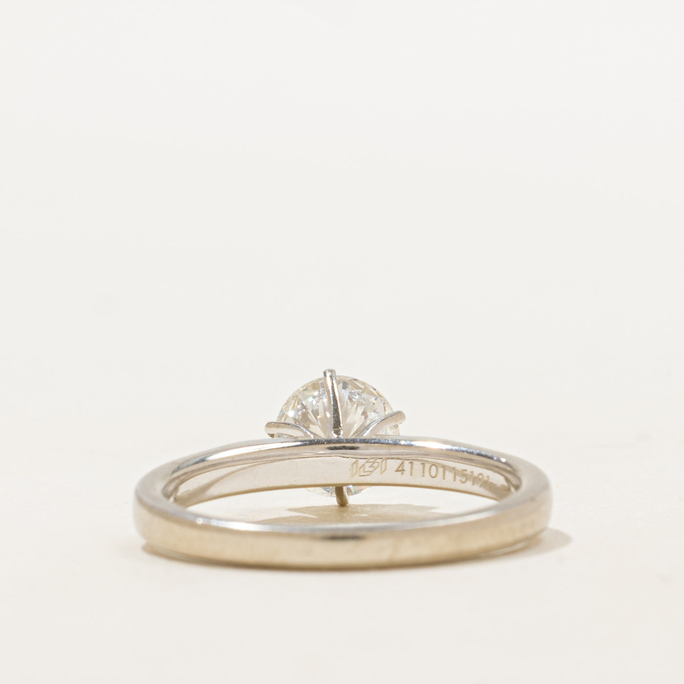 Solitaire Diamond Engagement Ring | 1.01ct VS2 I Ex | SZ 7