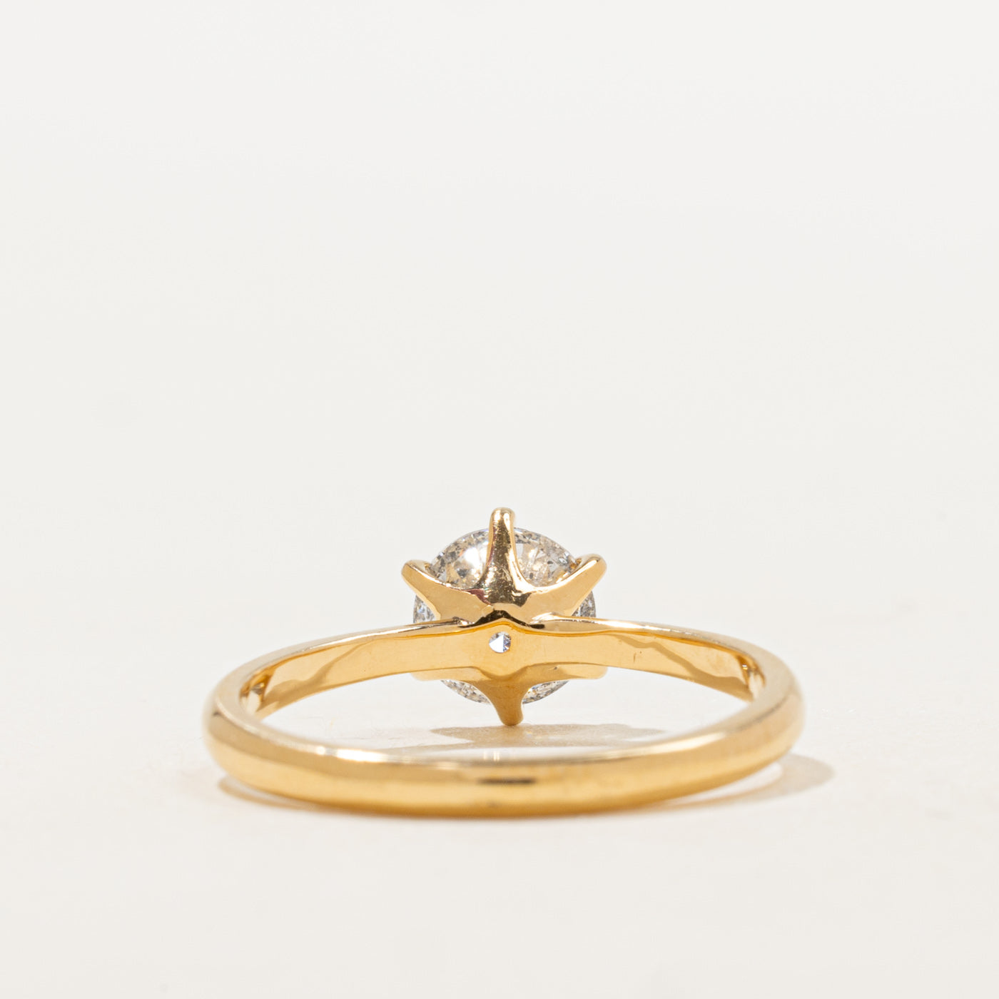 Solitaire Six Prong Diamond Engagement Ring | 1.00ct I2 J/K | SZ 6.75