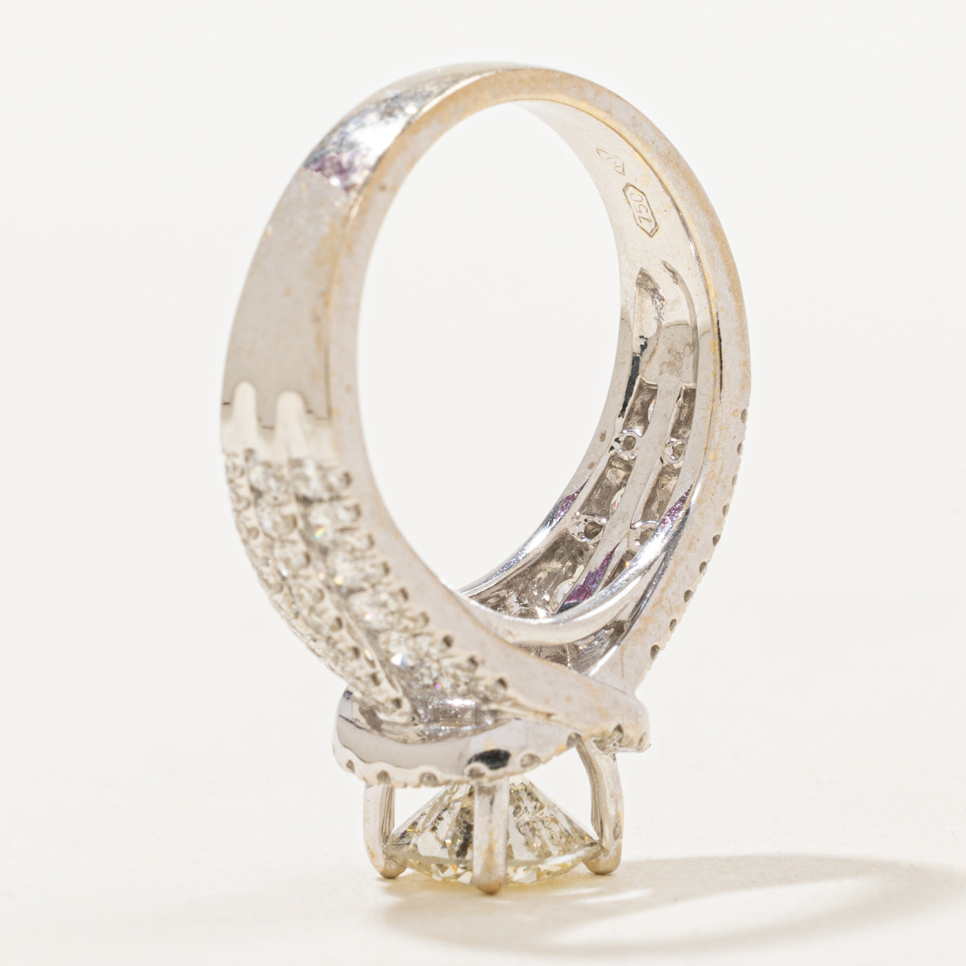 Diamond Halo Engagement Ring | 1.12 I2 M/N, 1.00ctw | SZ 5