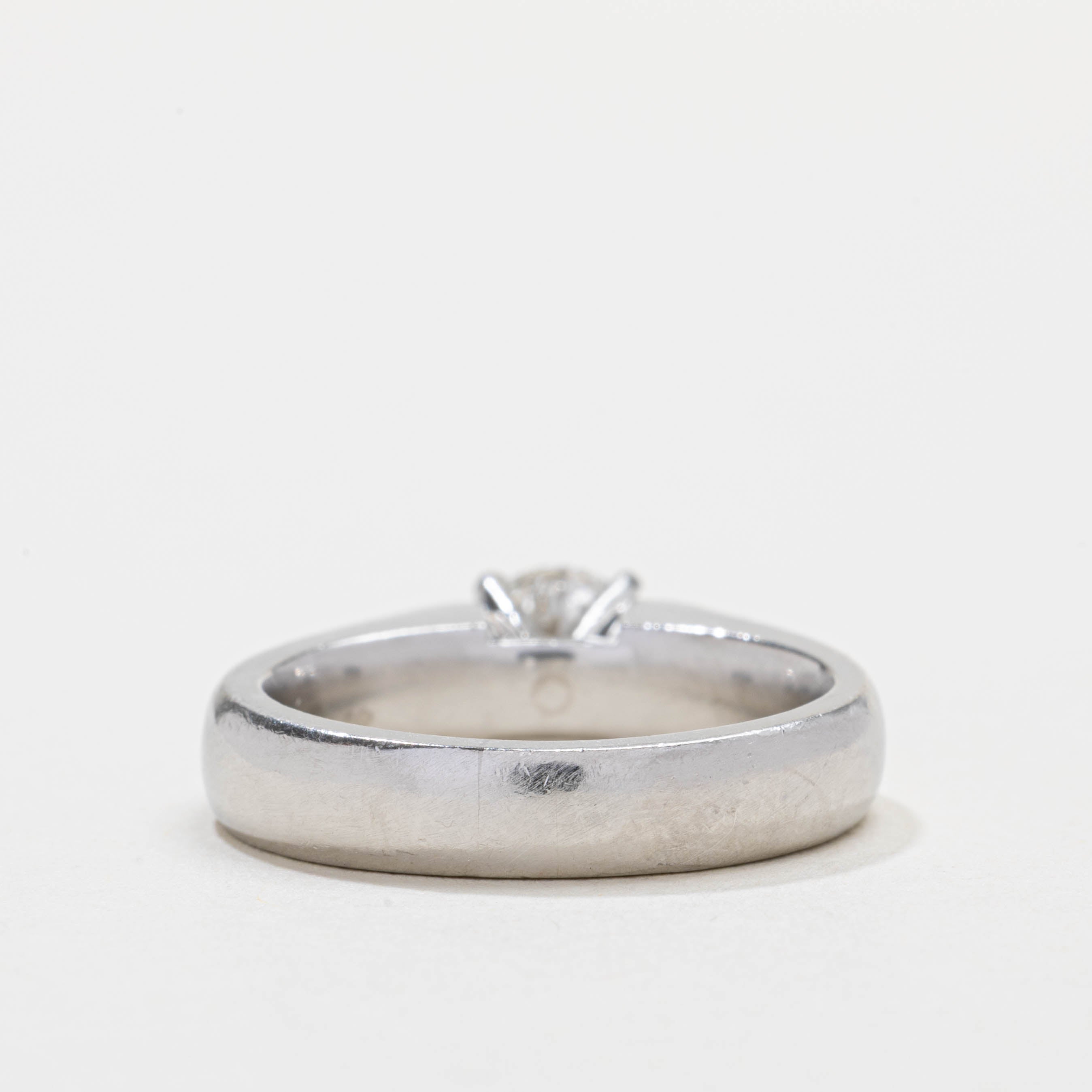 950 Platinum Solitaire Diamond Ring | 0.91ct SI2 G | SZ 8.0