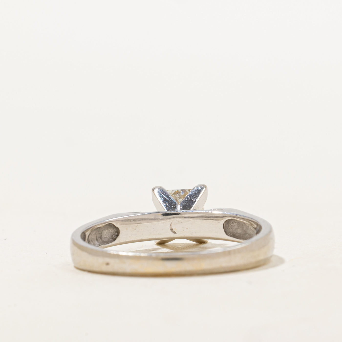 Princess Cut Solitaire Diamond Engagement Ring | 0.73ct I1/I2 G/H | SZ 7.5