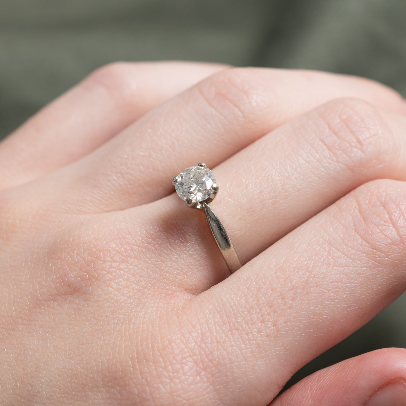 Solitaire Diamond Engagement Ring | 1.07ct SI2 I | SZ 7