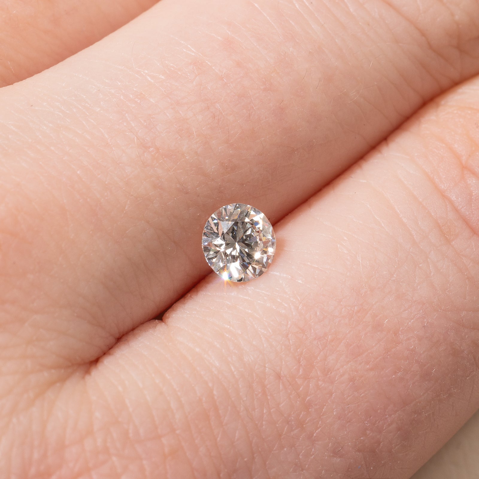 Diamant rond taille brillant non serti | 0,58 ct SI2 H | 