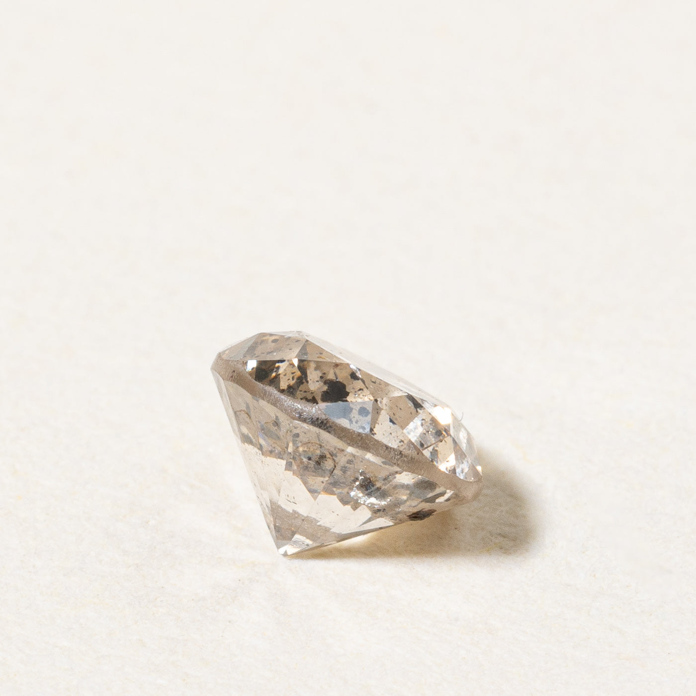 Round Brilliant Cut Loose Light Brown Diamond | 0.54ct |
