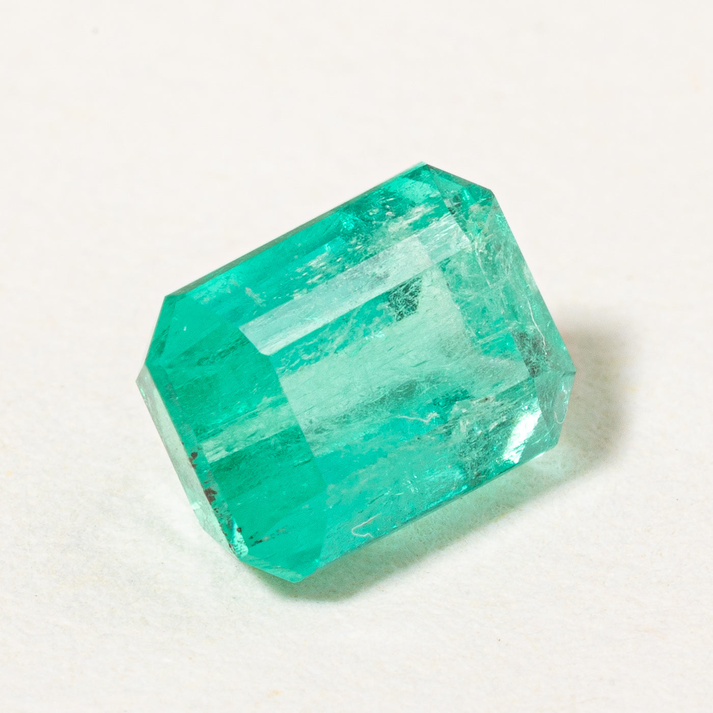 Rectangular Cut Corner Columbian Emerald | 1.20ct |
