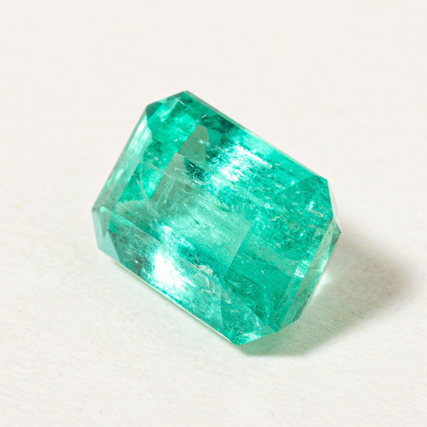 Rectangular Cut Corner Columbian Emerald | 1.20ct |