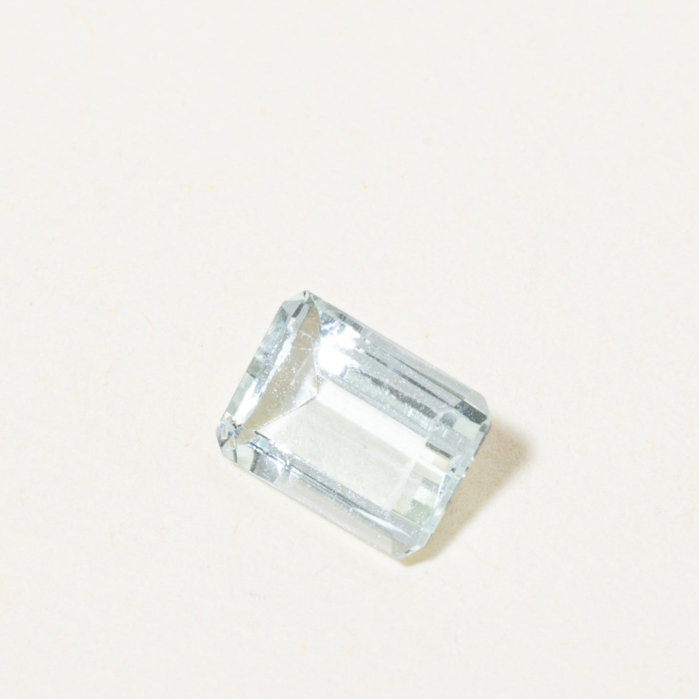 Loose Emerald Cut Pale Aquamarine | 1.37ct