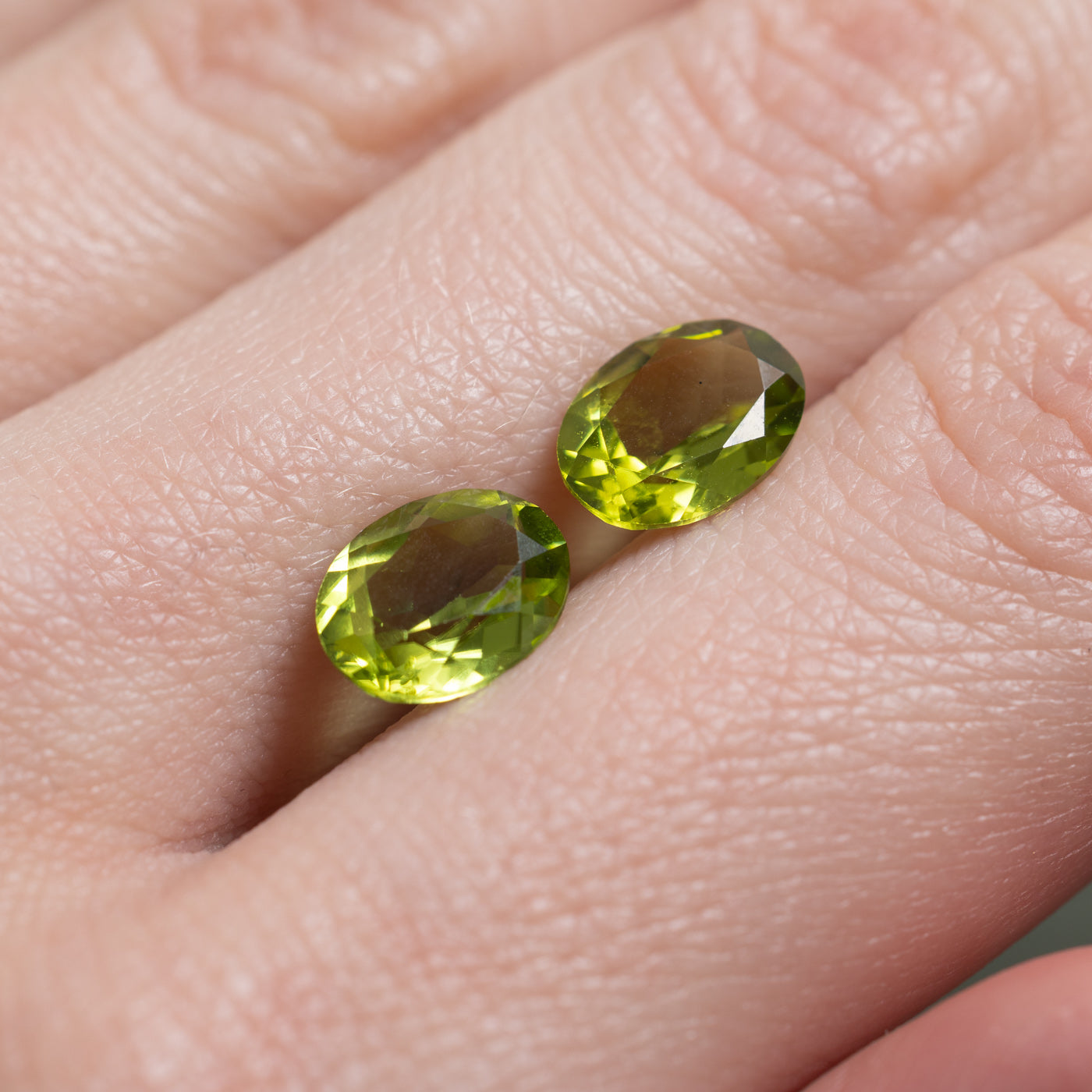 Pair of Oval Cut Loose Peridot | 3.90ctw