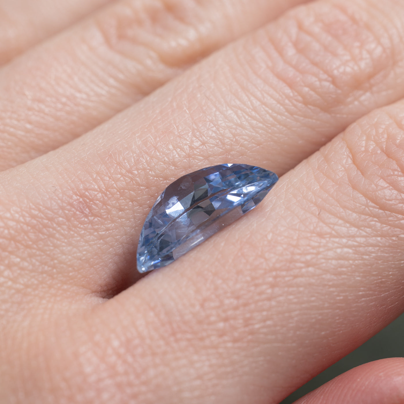 Half Moon Cut Loose Sapphire | 6.25ct