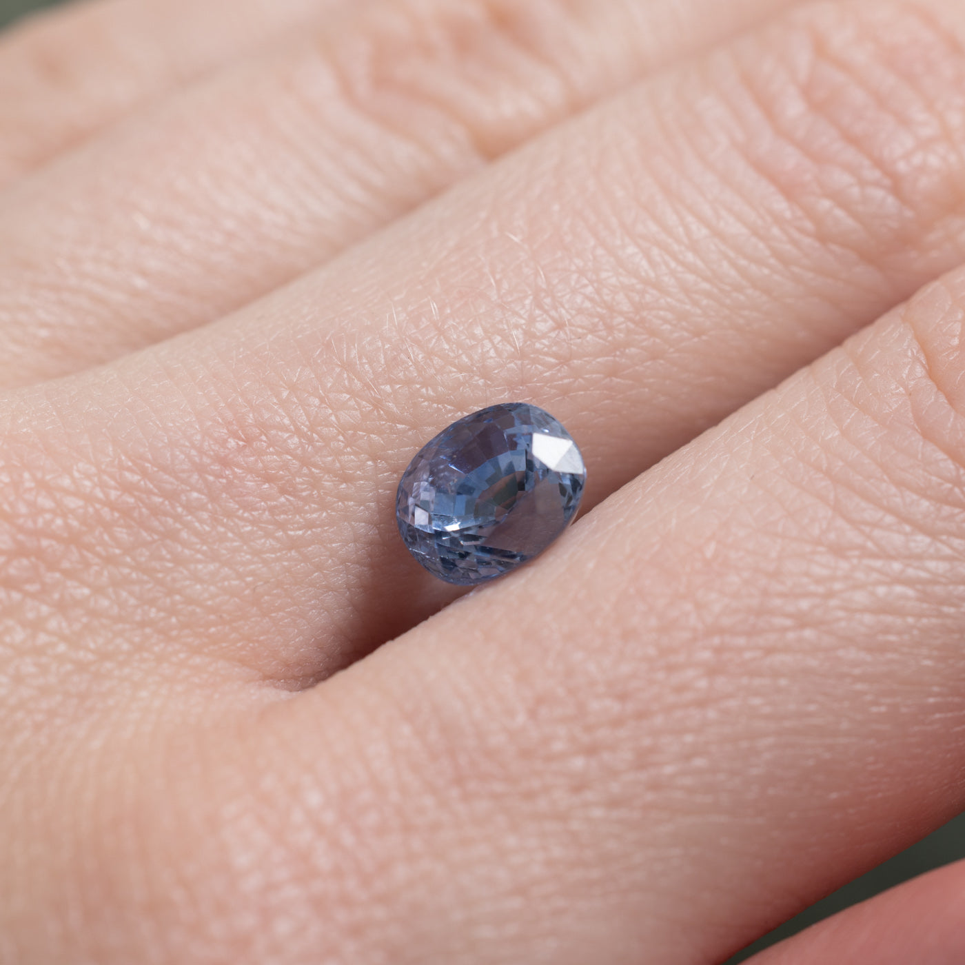 Saphir taille coussin (3,21 ct)