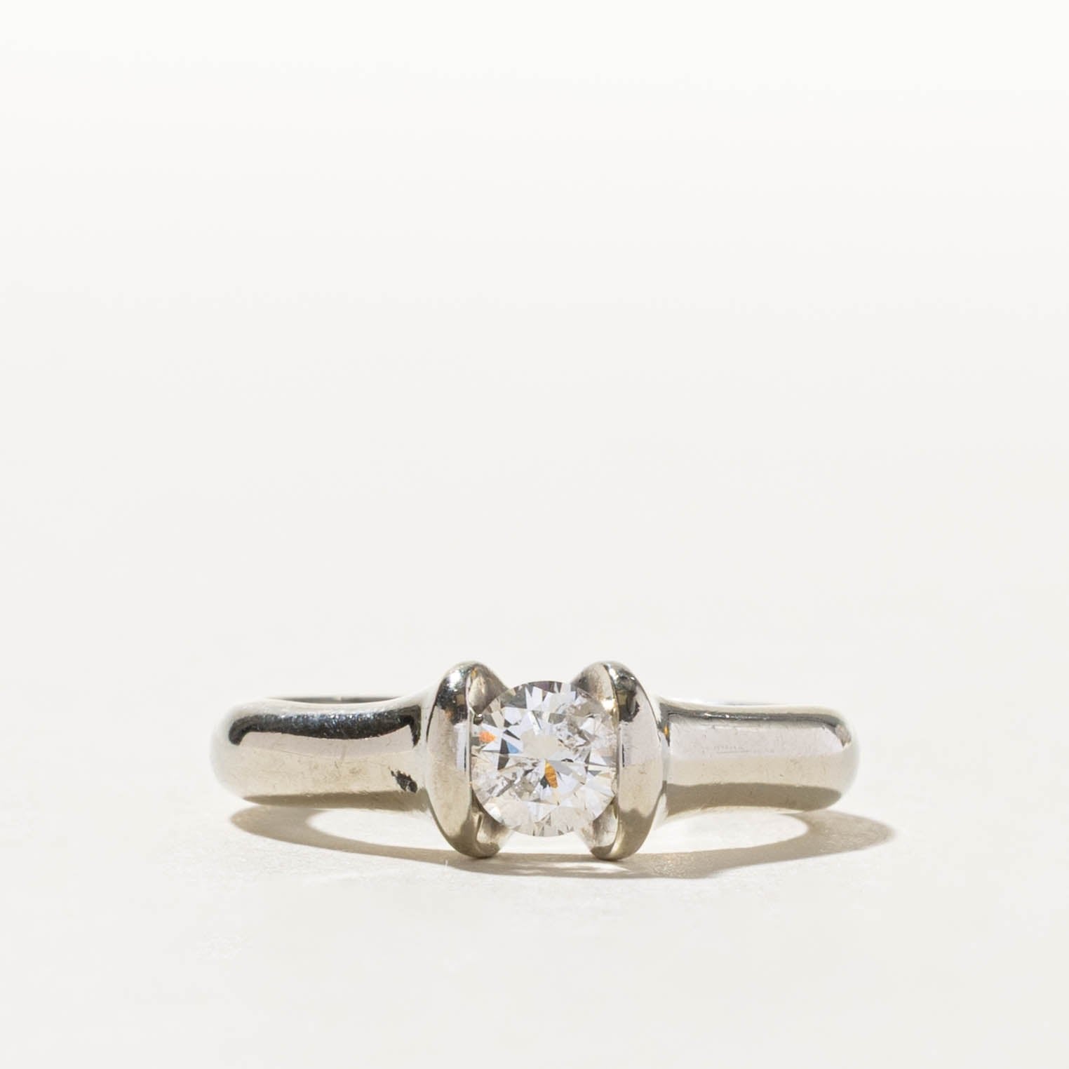 14k Tension Set Diamond Engagement Ring | 0.44ct | SZ 6