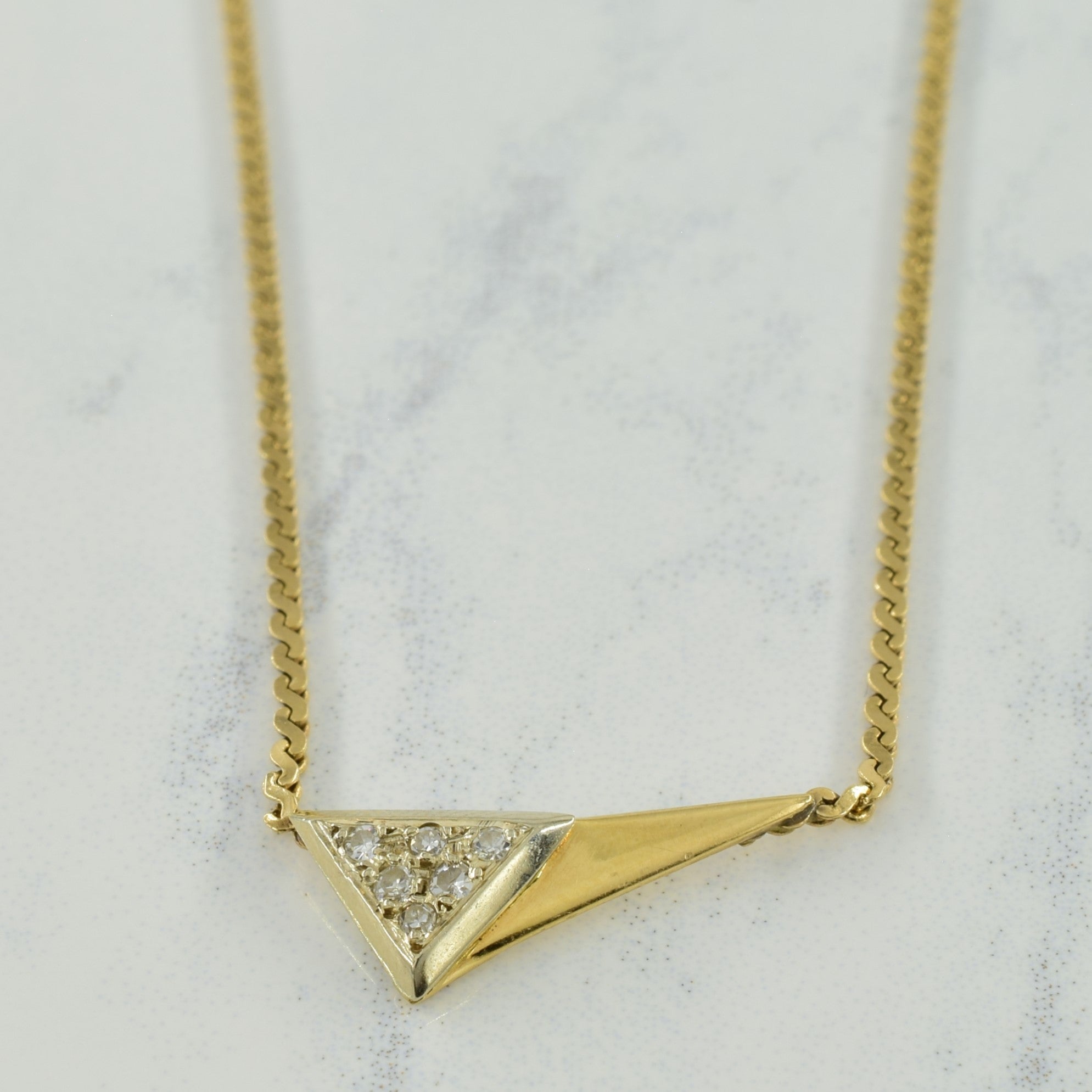 Collier en diamants | 0,07 ct | 40,6 cm | 