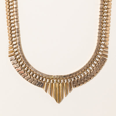 Vintage 18k Yellow Gold Necklace | 17