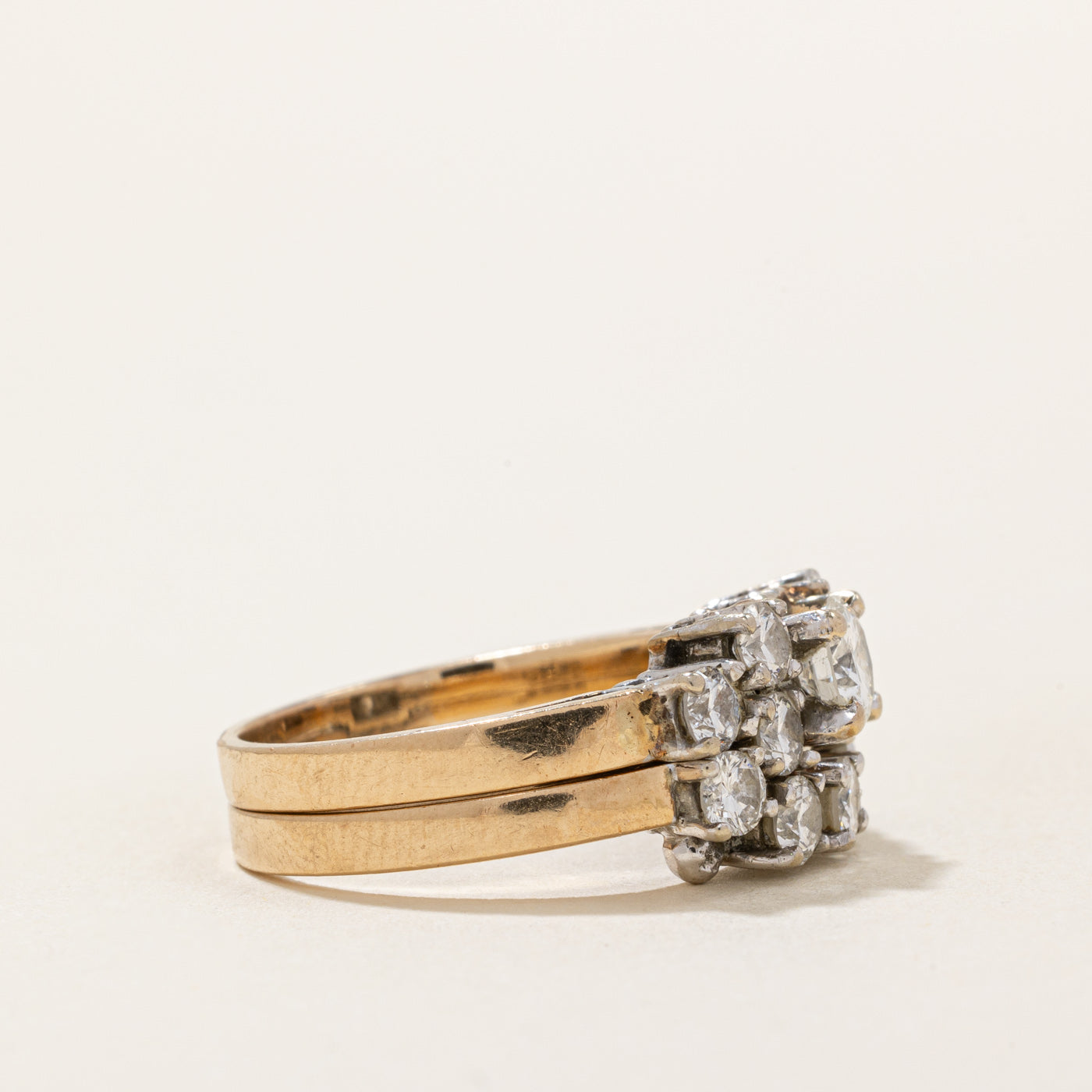 Diamond Wedding Ring Set | 1.48ctw | SZ 6 |