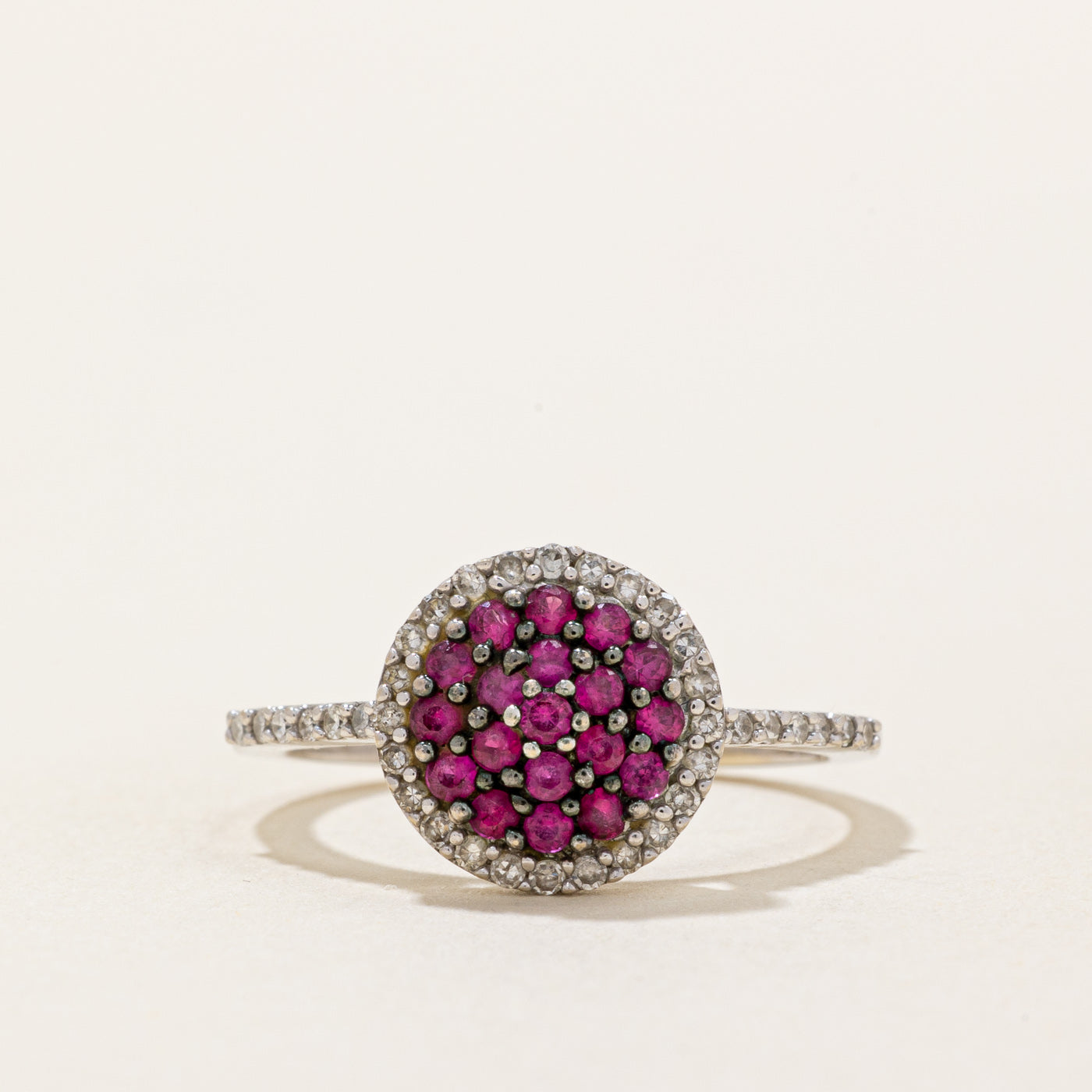 'Effy' Pink Sapphire & Diamond Ring | 0.38ctw, 0.18ctw | SZ 5.75 |