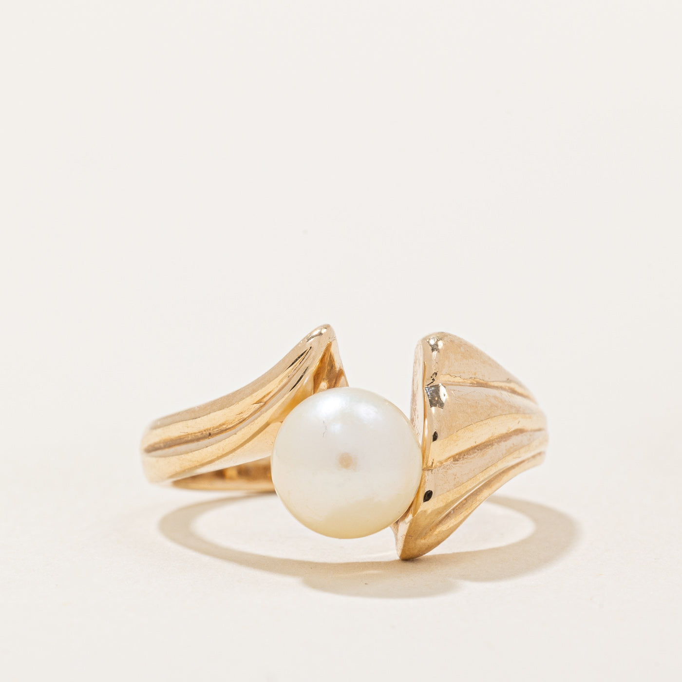 Pearl Cocktail Ring | SZ 5.5 |