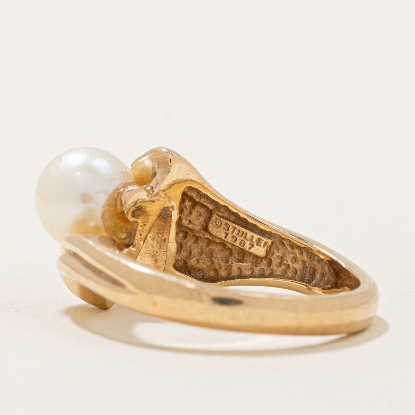 Pearl Cocktail Ring | SZ 5.5 |