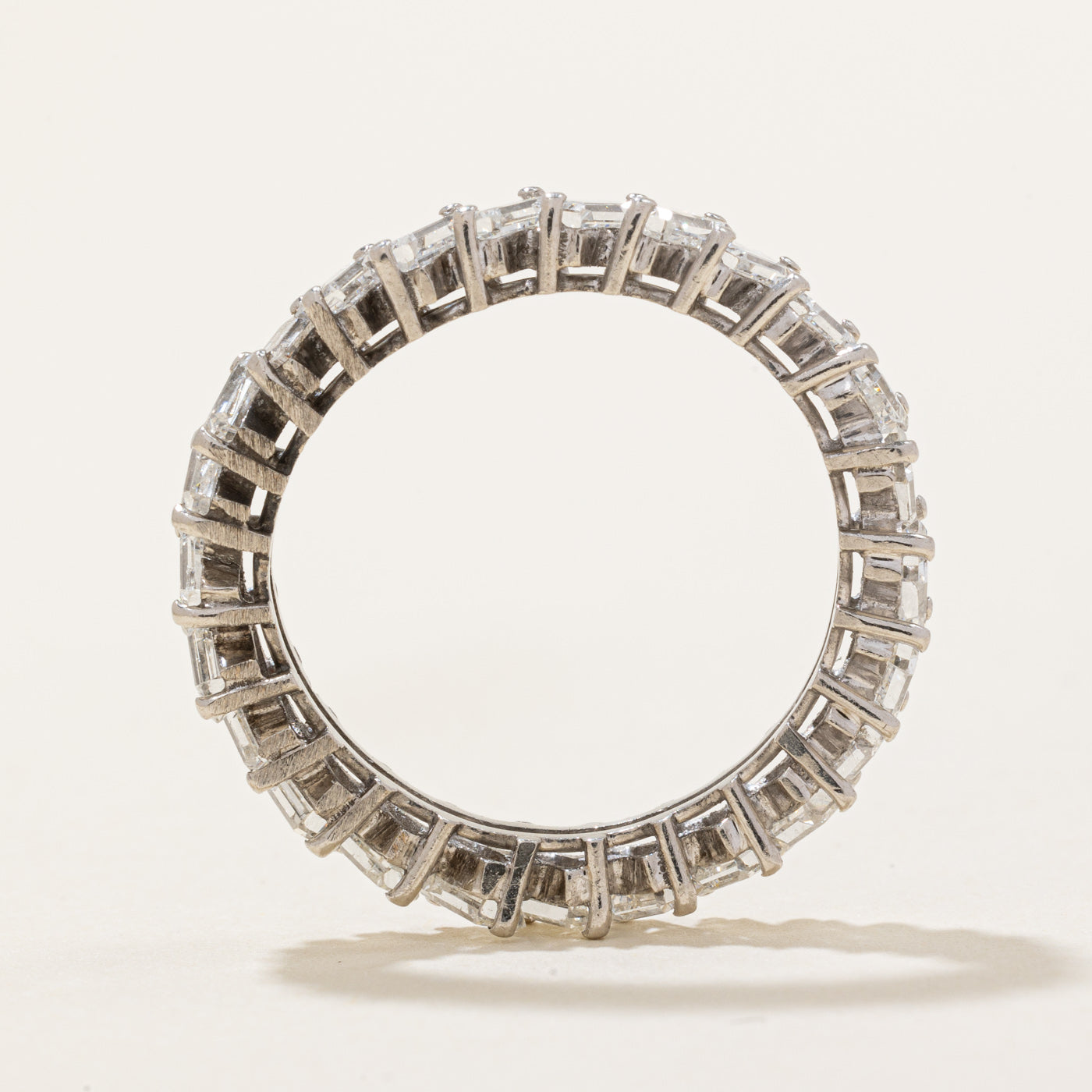 Baguette Cut Diamond Eternity Ring | 2.50ctw SI1/2 I/J | SZ 6.25 |