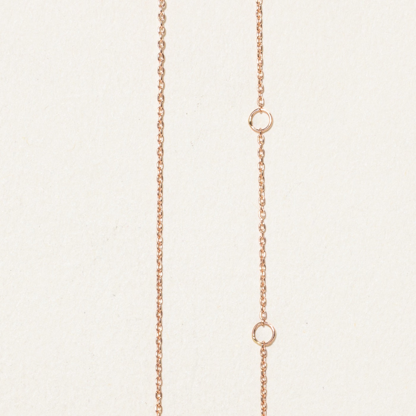 10k Rose Gold Diamond Dragonfly Pendant Necklace | 17"