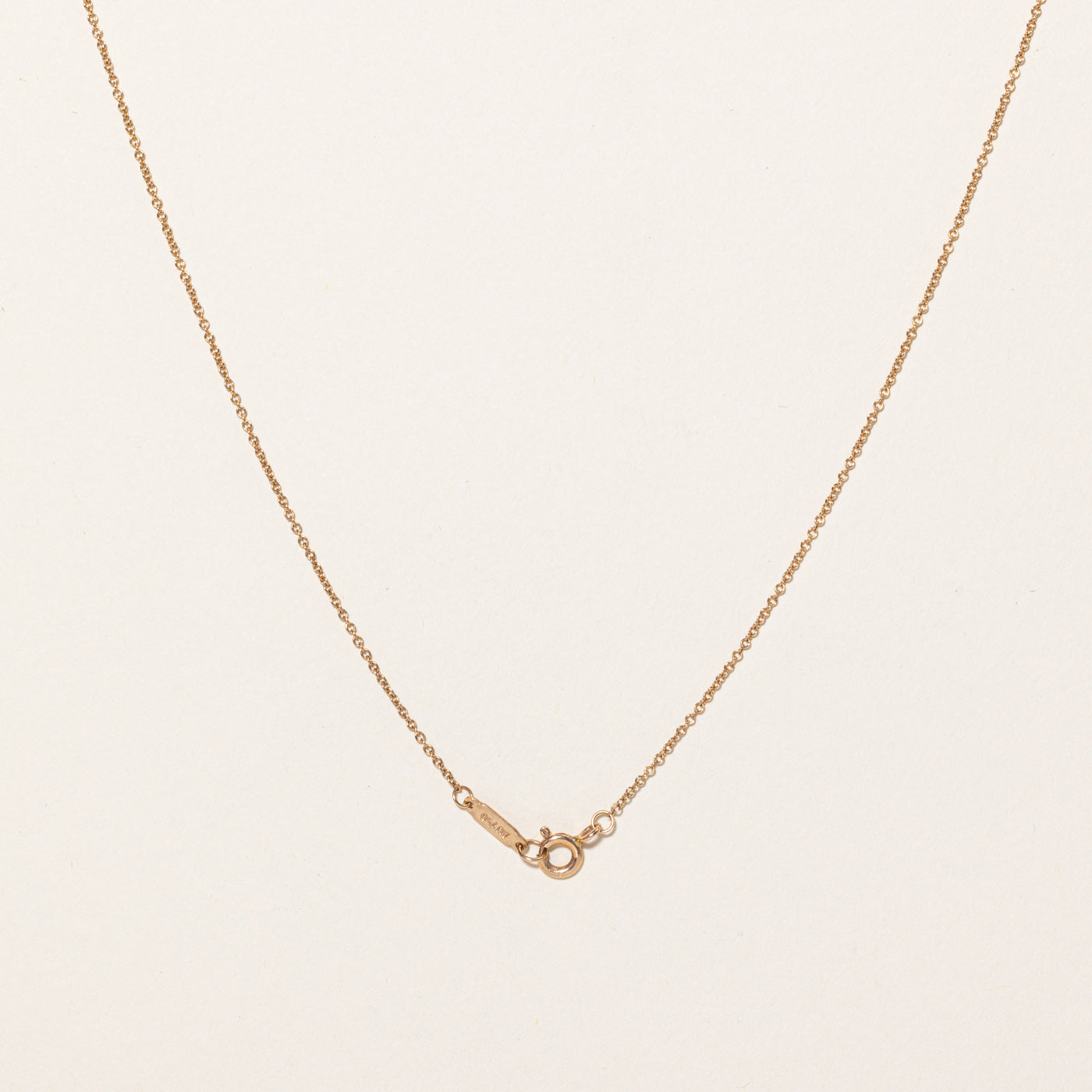 'Tiffany & Co' Atlas 18k Diamond Pendant & Necklace | 18" |