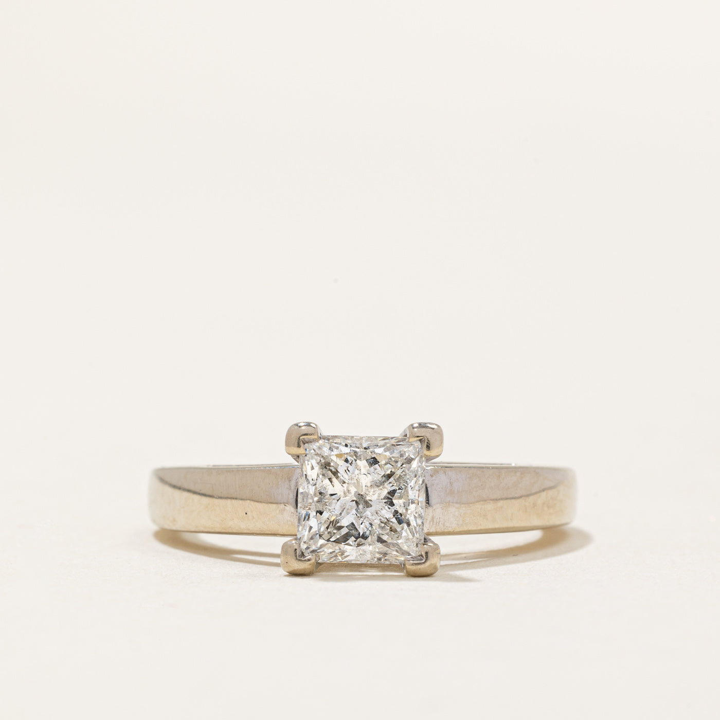 Princess Cut Diamond Solitaire 14k Ring | 1.0ct | SZ 5.75 |
