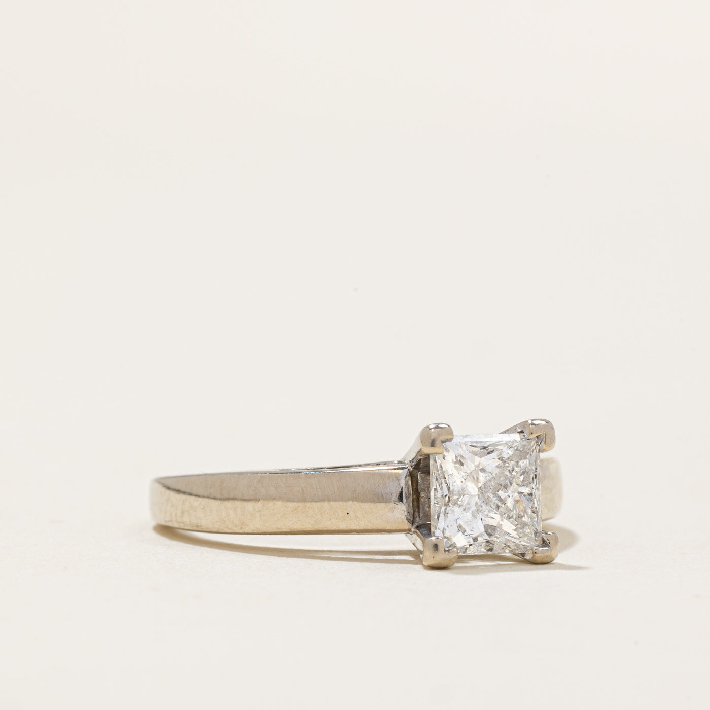 Princess Cut Diamond Solitaire 14k Ring | 1.0ct | SZ 5.75 |