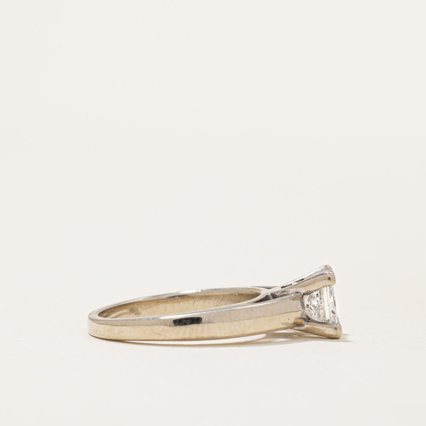 Princess Cut Diamond Solitaire 14k Ring | 1.0ct | SZ 5.75 |