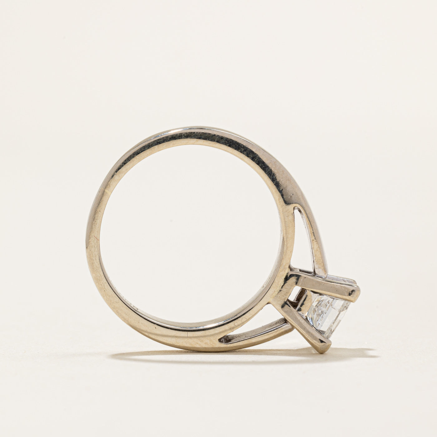 Princess Cut Diamond Solitaire 14k Ring | 1.0ct | SZ 5.75 |