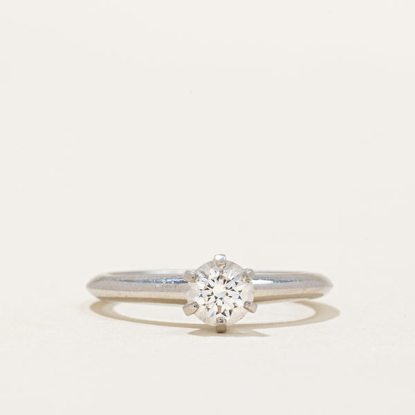 'Tiffany & Co.' Solitaire Diamond Platinum Ring | 0.45ct | SZ 5